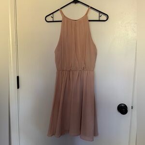 Francesca’s Blush Dress